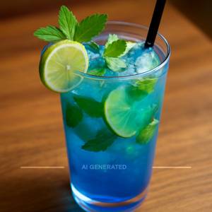 Blue Lagoon Mojito