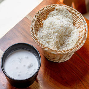 Idiyappam & Coconut Milk