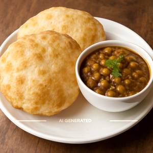 Chole Bhature (2 Piece)