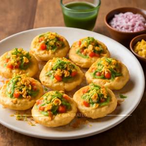 Sev Puri 8 Pcs