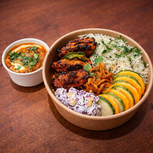 Soya Chaap Tikka Bowl