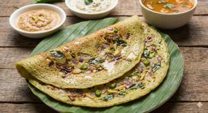 Pesarattu Onion + Pongal