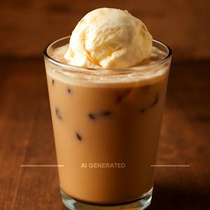 Cold Coffee With Ice Cream