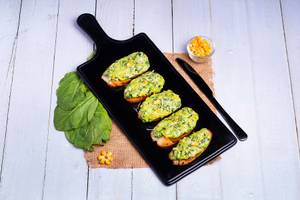Spinach And Corn Bruschetta