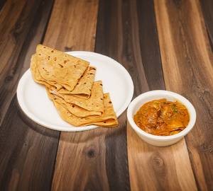 Teesrya Masala & 4 Chapatis