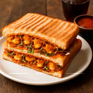Schezwan Paneer Sandwich