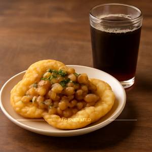 Veg doubles+ cold drink                                                