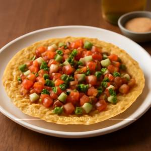 Fried Masala Papad