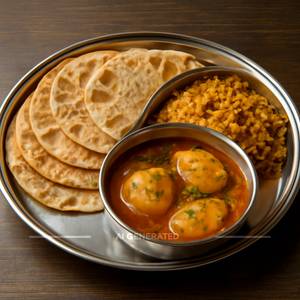Egg Curry Thali