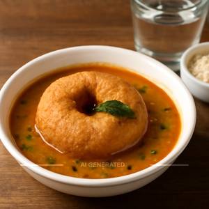 Vada Sambar (4 Mini Pcs)