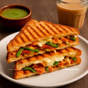 Veg Tandoori Cheese Grill Sandwich