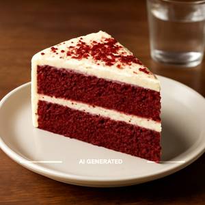 Red velvet cake                                                           