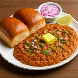 Pav Bhaji 1 portion