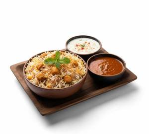 Soya Chunks Biryani