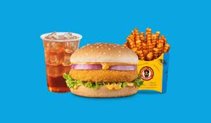 Veg United States Of Punjab Burger Fruit Iced Tea Combo