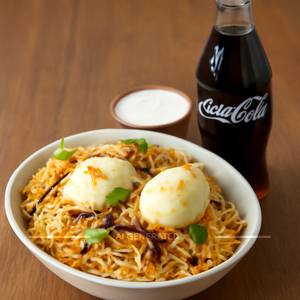 Egg Biryanii + Coke 200 Ml