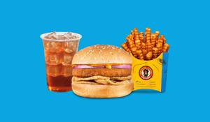 Veg Churmur Pandey Burger Fruit Iced Tea Combo