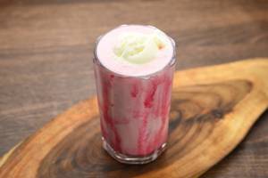 Rose Milk with Ice cream