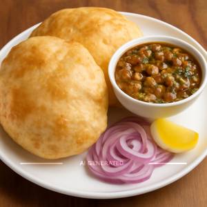 Chole Bhature [2 Bhature]