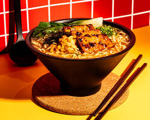 Korean Kimchi Ramen Tofu