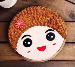 Queen Girl Theme Truffle Cake
