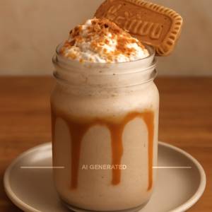 Lotus biscoff shake
