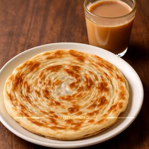 2 Paratha with Tea
