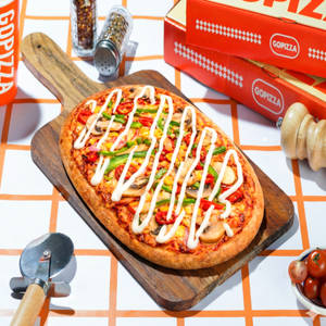 K-Swicy Mushroom Veg Pizza