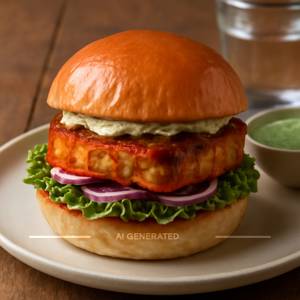 Tandoori Paneer Burger