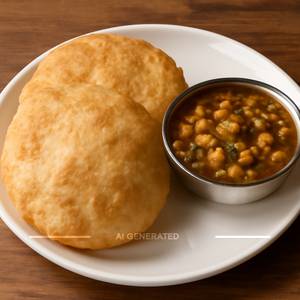 Chhole Bhature [2 Pieces]