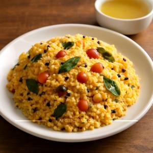 Instant oil mixed upma