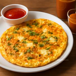 Masala Cheese Omelette