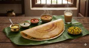Puri 2 + Masala Dosa 1 (