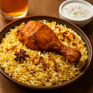 Chicken frypiece biryani
