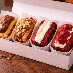 Assorted Mini Waffle Box Of 4