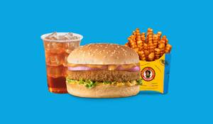 Jr Fried Chicken Burger Fruit Iced Tea Combo