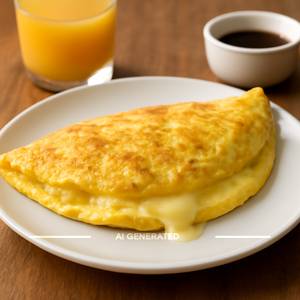 Egg cheese omelette