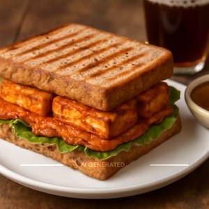 Peri Peri Paneer Sandwich