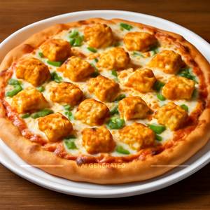 Paneer cheese pizza