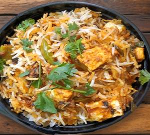 Paneer biryani