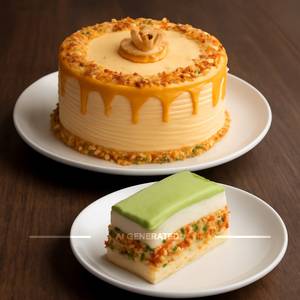 Butterscotch Cake+Butterscotch Cup Pastry