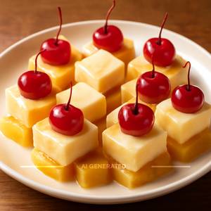 Cheese, Pineapple & Cherry