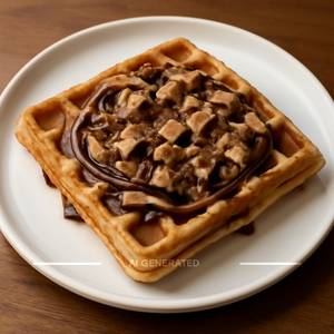 Snickers Waffles
