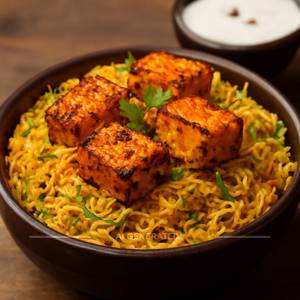 Paneer tikka biryani