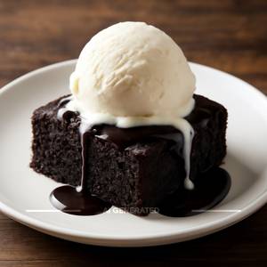 Brownie With Ice Cream
