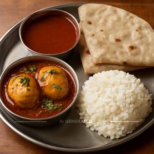 Egg Masala Thali