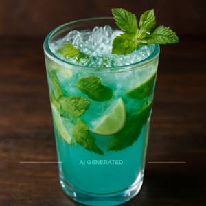 Blue Lagoon Mojito