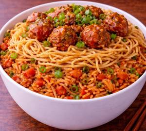 Triple schezwan rice