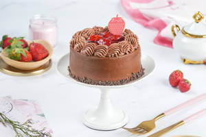 Strawberry Chocolate Bento Cake (300g)