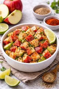 Apple cut fruit masala